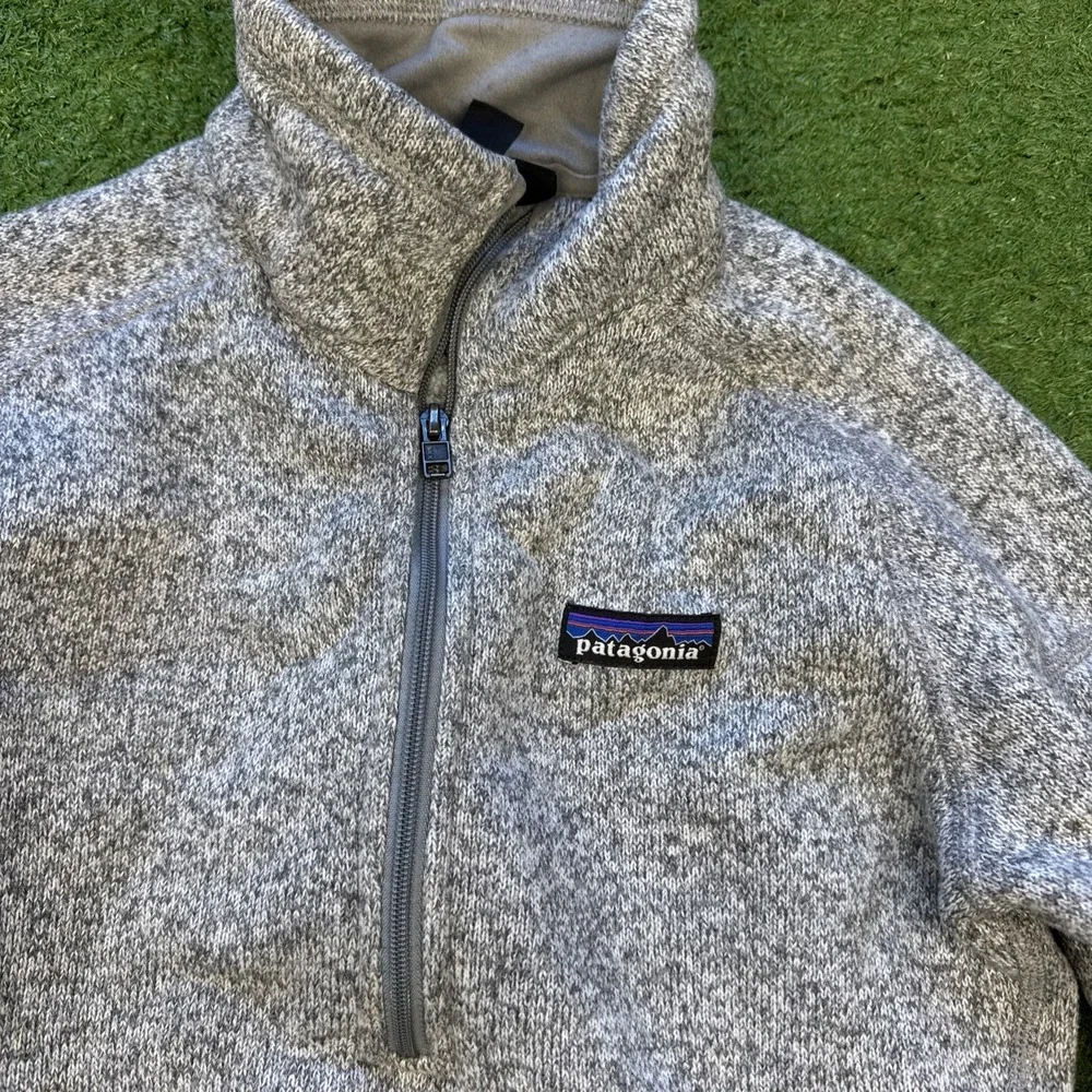 Patagonia Women's Better Sweater 1/4-Zip Fleece/Gray,‎ Size XXS
